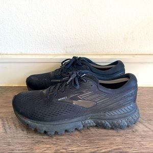 Brooks Adrenaline GTS 19 Black Athletic Running Shoes Women’s Size 8.5D Wide